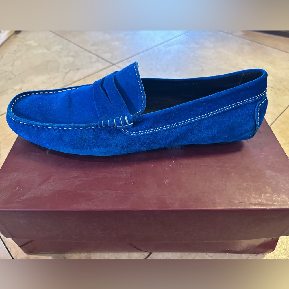To Boot Royal Blue Suede Loafers